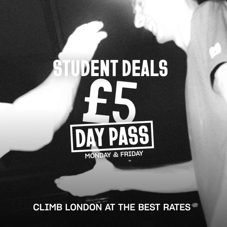 £5 Student Deals Day Pass Climb in Mondon at the best rate - Climbing District