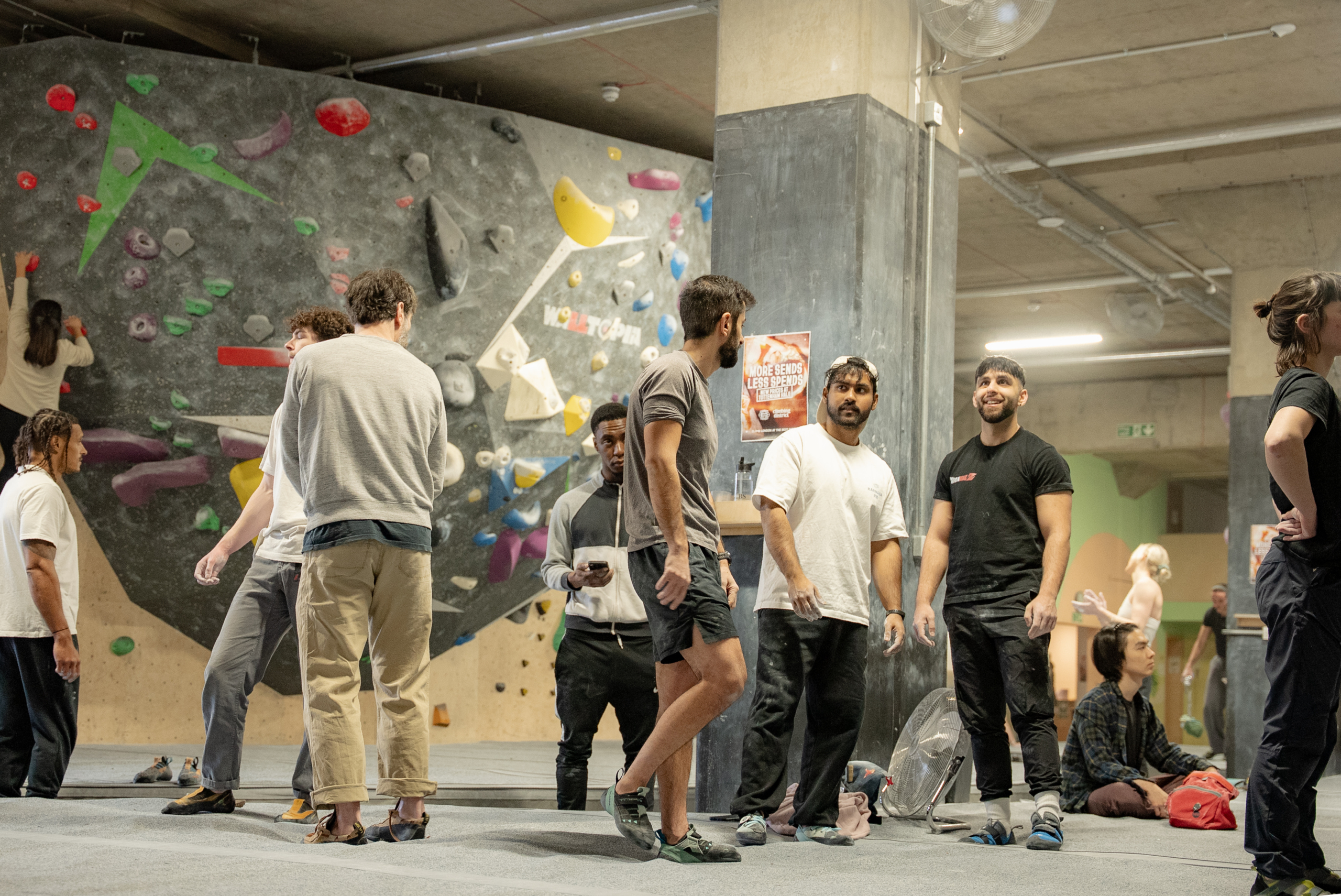 Climbing District London Group of Climbers