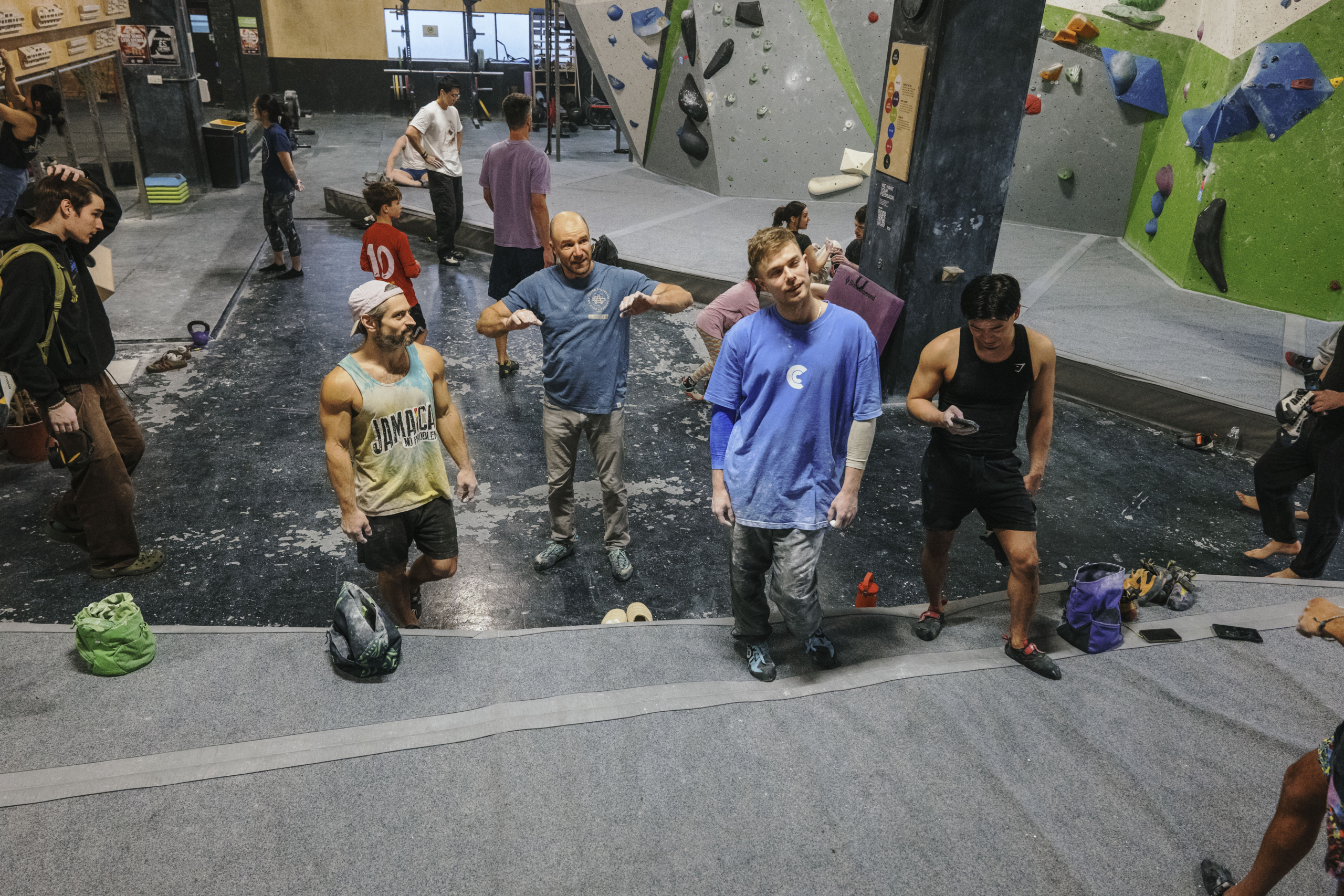 Climbing District London Group of Climbers